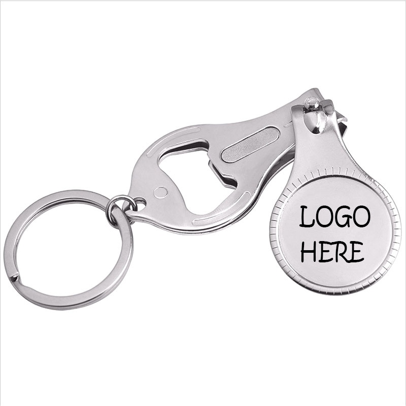 Metal Nail Clipper With Bottle Opener