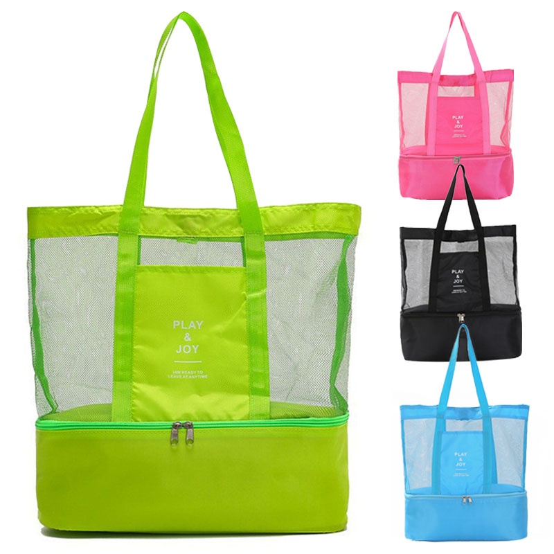 Beach Tote Bag W/Cooler