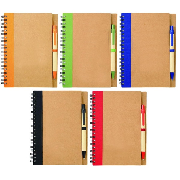 Eco Spiral Notebook with Pen