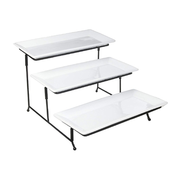 3 Tier Platter Rack Set