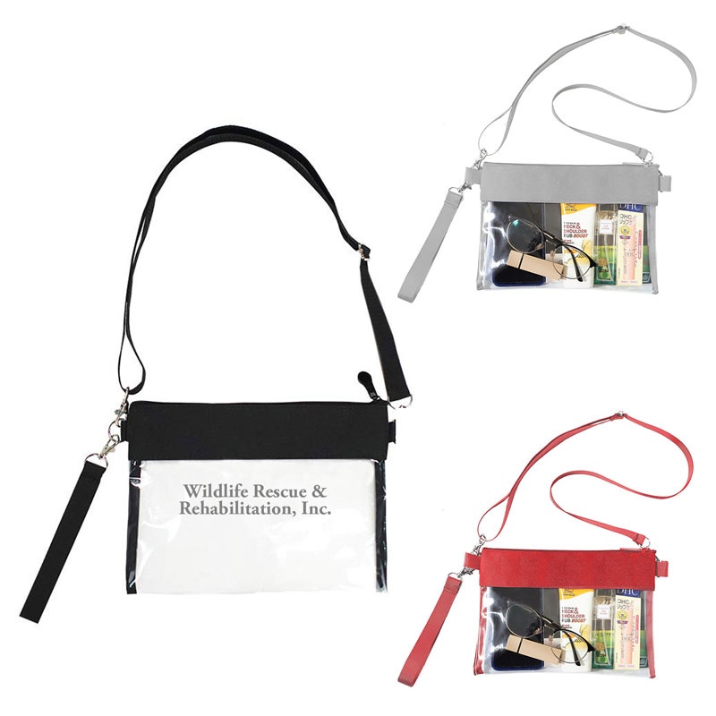 Clear Travel Wallet Wristlet