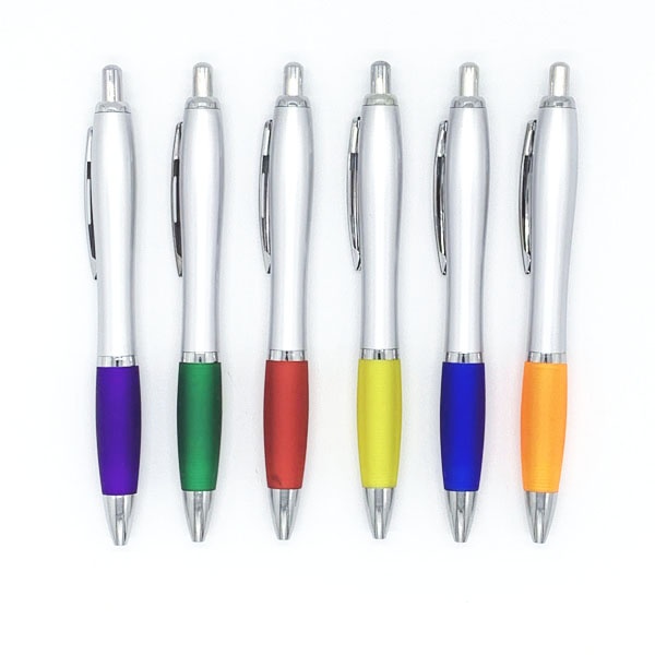 Click Ballpoint Pen with color grip