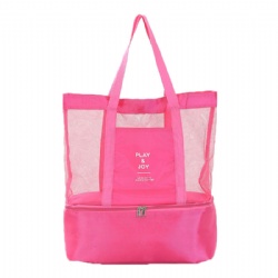 Beach Tote Bag W/Cooler