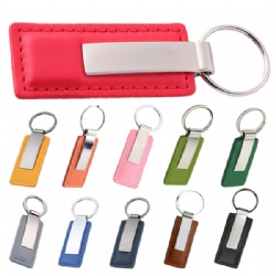 PU Leather Metal Keychain