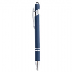 Ellipse Soft Touch Metal Ballpoint Pen with Stylus