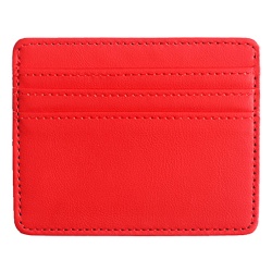 Leather Credit Card Holder Money Clip