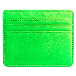 Leather Credit Card Holder Money Clip