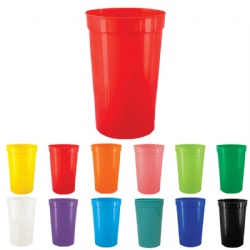 22 Oz. Smooth Plastic Stadium Cup