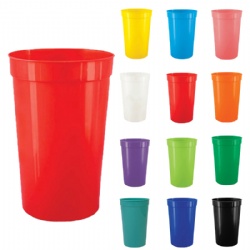 32 Oz. Smooth Plastic Stadium Cup