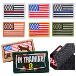 Custom Embroidered American Flag Patch