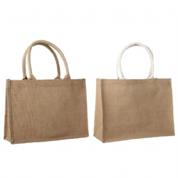 Jute Burlap Shopping Tote Bags