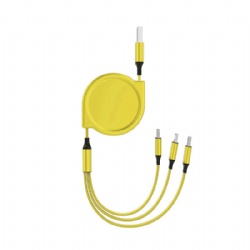 Retractable 3-In-1 Charging Cable