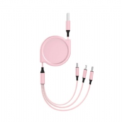 Retractable 3-In-1 Charging Cable