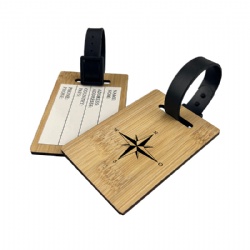 Bamboo Luggage Tags