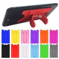 Silicone Phone Wallet With Stand