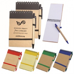 Eco Spiral jotter & Pen