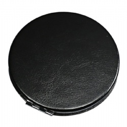 Full Color Double Sided PU Leather Foldable Cosmetic Mirror