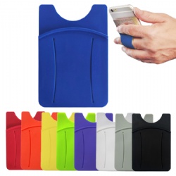 Silicone Phone Wallet With Finger Slot