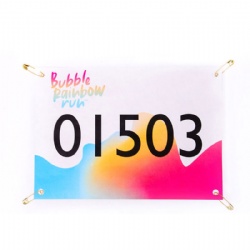 Race Numbers Running Bibs W/ Pins