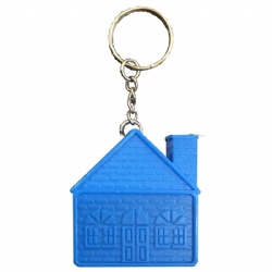 House Measuring Tape Keychain