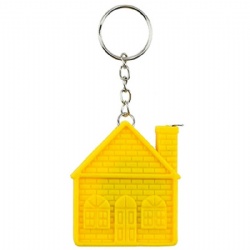 House Measuring Tape Keychain