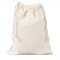 Large Cotton Canvas Drawstring Bag