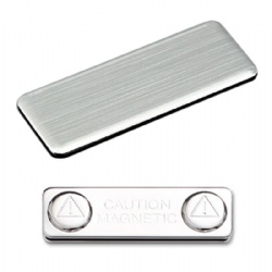 Magnetic Metal Name Badge