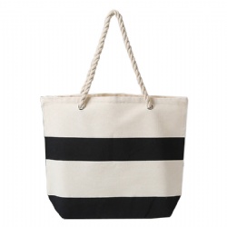 12 oz. Cotton Canvas Beach Tote Bag