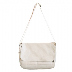 Canvas Messenger Bag With Flap