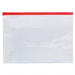 A4 Plastic Envelope Zipper File Folders