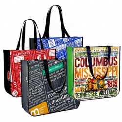 Extra Large Laminated Shopping Tote